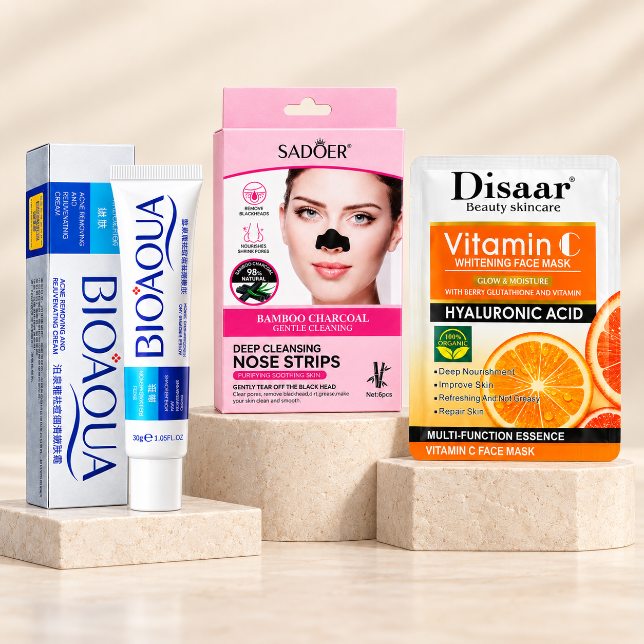 Dastan Beauty Face Care and Acne Control collection products